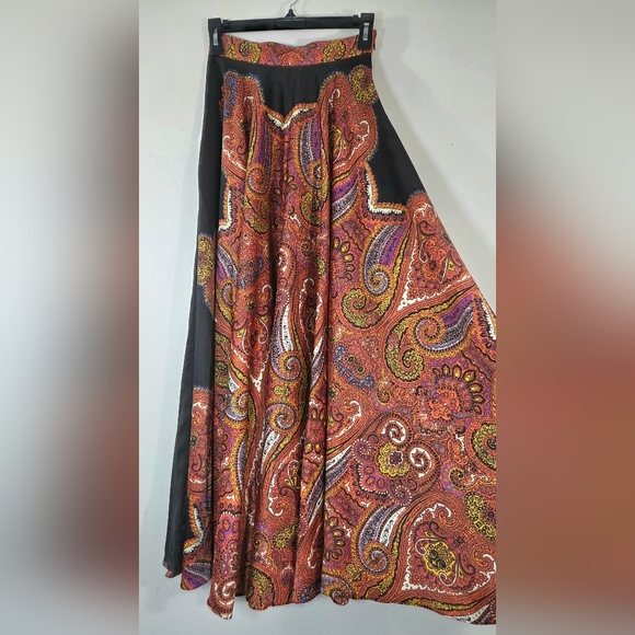 FREE PEOPLE PAISLEY DREAMS MAXI SKIRT. - Picture 3 of 7